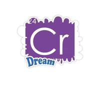 la Chimie des métaux de Transition éléments Tableau Chrome CR Stickers Citation Rêve Vinyle Stickers