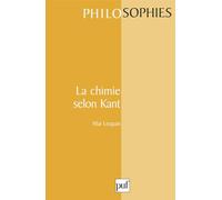 La Chimie selon Kant