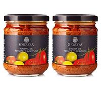 La Chinata Patés de tomates Y aceitunas - Pâté de tomates fines, olives et huile d'olive, lot de 2 (2 x 180 g)