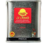 LA CHINATA - Poudre de paprika fumé doux Premium - Boîte métallique de 70 grammes