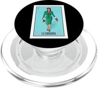 La Chingona Carte de loterie Mexicaine The Bad Ass Woman PopSockets PopGrip pour MagSafe