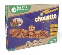 La chouette - Kit Pandacraft 4-7 ans Crée, peins et fais voler ta chouette ! - Collectif - Pandacraft - Boîte ou accessoire - Jeux livres objets