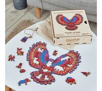 La chouette somptueuse puzzle bois, c b
