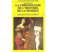 La chronologie de l'histoire de la musique