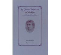 La Chute d'Hypérion: Suivi d'Adonaïs (extraits) & de La Nuée