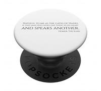 La Citation de l'Iliade - Grec Antique - Mythologie de la Guerre de Troie PopSockets PopGrip Adhésif