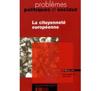 La citoyenneté européenne Tome 901 - Collectif - Documentation Francaise - broché - Revue