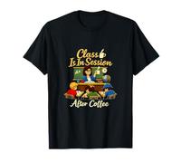 La Classe est en Session après Le Professeur de café Art de la caféine T-Shirt