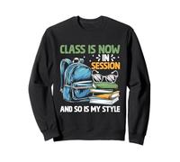 La classe est maintenant en session et mon style est de retour à l'école Sweatshirt