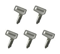 La clé d'excavatrice (5 pièces) est adaptée pour les clés de porte de cabine Yanmar 15, 17, 20, 30, 35, 50, 55, et les clés de démarrage de voiture.