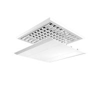 La climatisation centrale au plafond empêche l'air de souffler directement sur les personnes, installation facile à angle réglable pour la maison de la zone publique du bureau commercial, 30/45/60