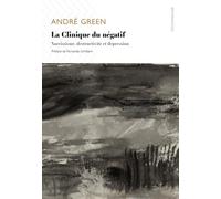 La Clinique du négatif: Narcissisme, destructivité et dépression
