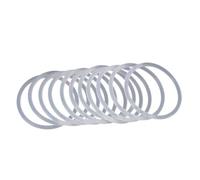 La clôture de Jardin décoratif, Lot de 100 Joints toriques en Caoutchouc VMQ Blancs 3 mm x (3-14) mm x (9-20) mm(3mmx13mmx19mm)