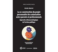 La co-construction du projet personnalisé de scolarisation entre parents et professionnels: Approche ethnosociologique de l'action publique