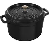 LA COCOTTE Marmite ronde en fonte 4,8 l haute noire - Staub