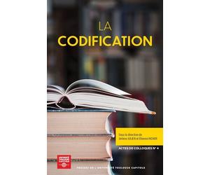 La codification - Jérôme Julien - P.universite Toulouse 1 Capitole - broché - Etude