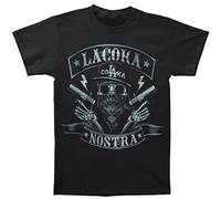La Coka Nostra Airbrush Unisex T-Shirt Printed Tee Black Mens Top Shirt S