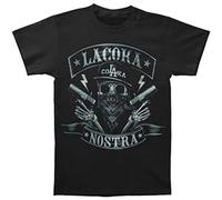 La Coka Nostra Airbrush Unisex T-Shirt Printed Tee Black Mens Top Shirt XL