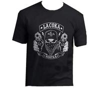 La Coka Nostra American Hip Hop Group Unisex T-Shirt Printed Tee Black Mens Top Shirt XL
