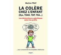 La colère chez l'enfant (Dys, TDAH, TOP, TSA...) Les déclencheurs spécifiques selon les profils - Martine Prat - Brissot - broché - Guide