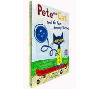 La collection de livres Pete le chat série 3 par Eric Litwin (Pete le chat j'aime mes chaussures blanches, Pete le chat qui se balance dans mes chaussures d'école, Pete le chat et ses quatre boutons
