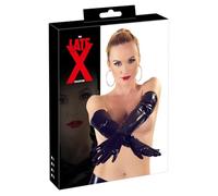 LATEX - gants longs unisexes (noir) - XL