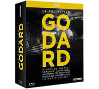 La Collection Godard : À Bout De Souffle + Le Mépris + Alphaville + Une Femme Est Une Femme + Made In Usa + Pierrot Le Fou + Le Petit Soldat - Dvd + Livre - Blu-Ray