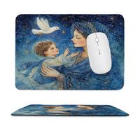 La Colombe blanche de la Vierge Tapis de Souris Portable 27 x 22 cm nm-812