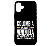 La Colombie n'est Pas Le Venezuela : la démocratie a des limites au Pouvoir Coque pour iPhone 16 Plus