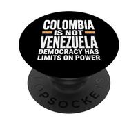 La Colombie n'est Pas Le Venezuela : la démocratie a des limites au Pouvoir PopSockets PopGrip Adhésif