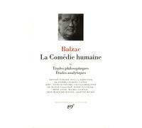 La Comédie Humaine Tome 11 - Etudes Philosophiques - Etudes Analytiques