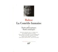 La Comédie humaine Tome 11 Etudes philosophiques Maître Cornélius L'élixir de longue vie - Honoré de Balzac - Gallimard - relié - Roman