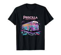 La comédie musicale rétro Priscilla Queen of the Desert Broadway Theatre T-Shirt