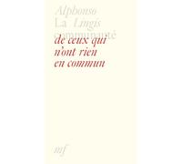 La communaute de ceux qui n ont rien en commun