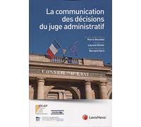 la communication des decisions du juge administratif