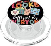 La Communication est différente pour Tout Le Monde Orthophoniste PopSockets PopGrip pour MagSafe
