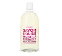 La Compagnie de Provence - Recharge 1L Savon Liquide de Marseille - Rose Sauvage - Pour Corps et Mains - Made in France