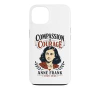 La Compassion, C'est Le Courage Anne Frank 1929-1945 Coque pour iPhone 13