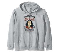 La Compassion, C'est Le Courage Anne Frank 1929-1945 Sweat à Capuche