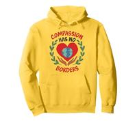 La Compassion n'a Pas de frontières, la Terre, Le cœur et la Paix Graphique Sweat à Capuche