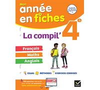 La Compil' 4e (tout-en-un) : français, maths et anglais Tout le programme de 4e en fiches - Collectif - Hatier - broché - Scolaire / Universitaire