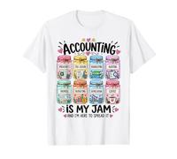 La comptabilité est ma Confiture Comptable Finance Tenue de Livres Blague fiscale T-Shirt Graphique avec Valeur