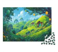 La Comté au Printemps Puzzle 1000 Pièces pour Adultes Maison de Nain pour L'accrocher Une Fois L'assemblage Terminé Puzzle Pixel Art De l'art De La Décoration Moderne Multi-Colour 1000pcs (75x50cm)