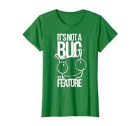 La Conception du Programmeur Hausse Les épaules, ce n'est T-Shirt, Femme, Vert Kelly, XS