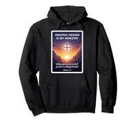 La Conception Graphique chrétienne est Mon ministère Designer Jésus Dieu Sweat à Capuche