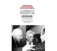 La Conférence de Heidelberg Heidegger : portée philosophique et politique de sa pensée - Jacques Derrida - Nouvelles Editions Lignes - broché - Essai