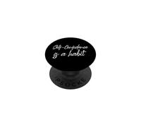 La Confiance en soi est Une Habitude Citation de Motivation pour l'amour de soi PopSockets PopGrip Adhésif