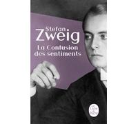 La Confusion des sentiments Notes intimes du professeur R. de D. - Stefan Zweig - Lgf - Poche - Roman