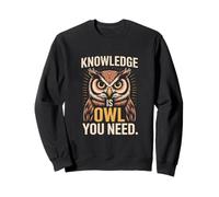 La Connaissance, C'est Un Hibou, Vous Avez Besoin d'informations Sweatshirt