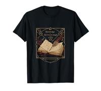La Connaissance est la Vraie Magie : Tome Antique et Plume de Wisdo T-Shirt